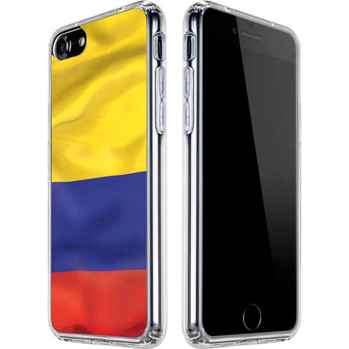 Colombia Flag iPhone SE (2nd & 3rd Gen) Clear Case
